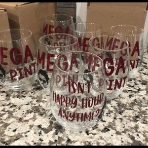 Personalized wine glasses